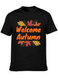 Welcome Autumn T-Shirt - Fall Season Apparel