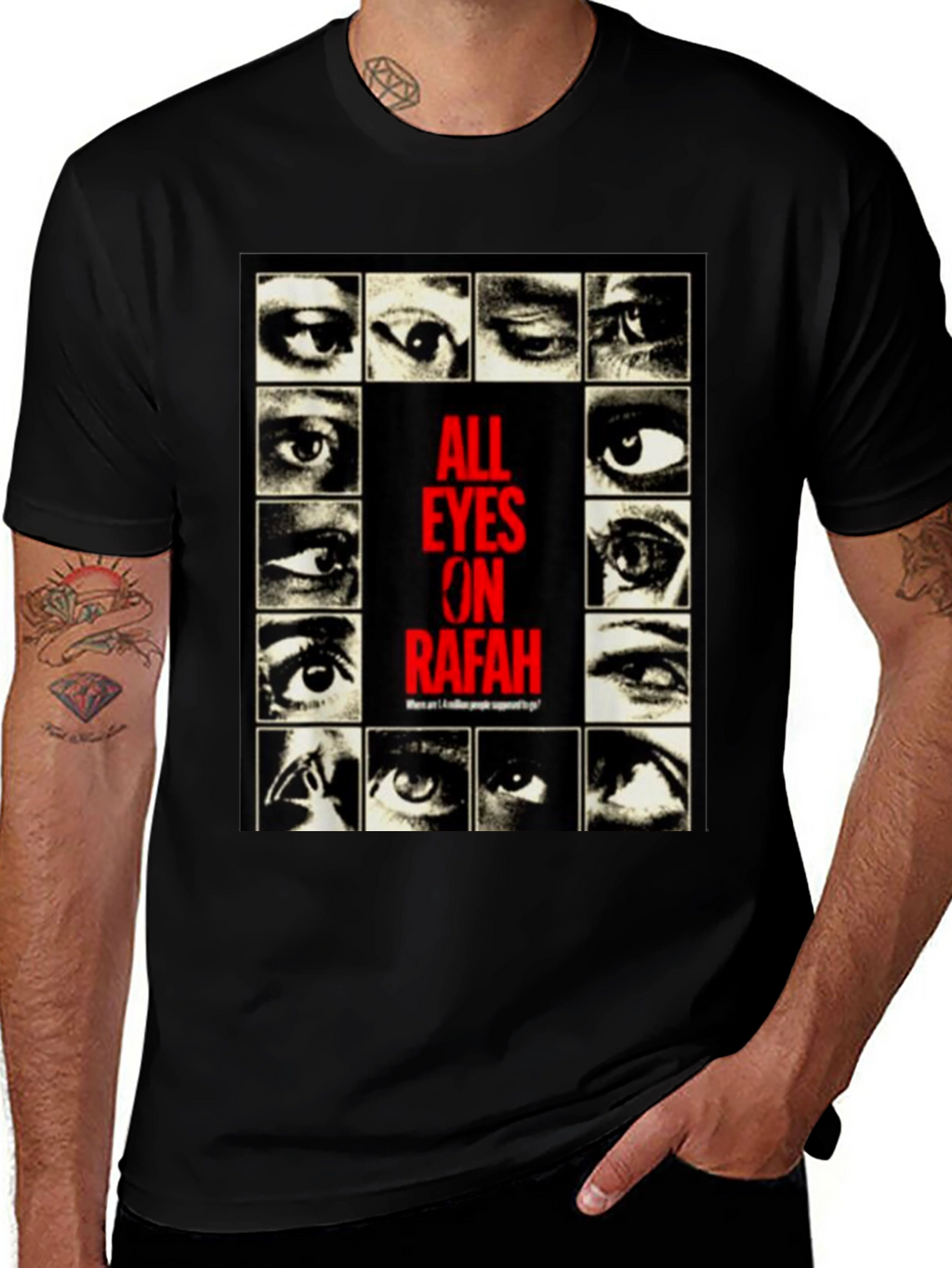 All Eyes On Rafah Graphic T-Shirt