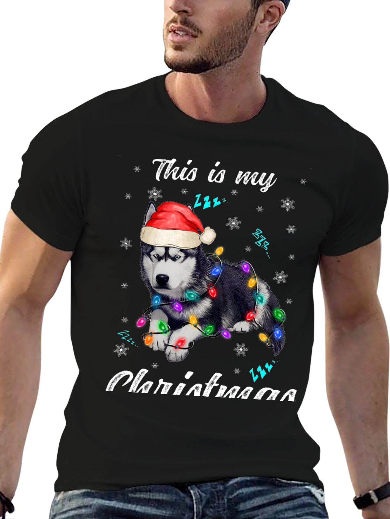 Christmas Husky T-Shirt