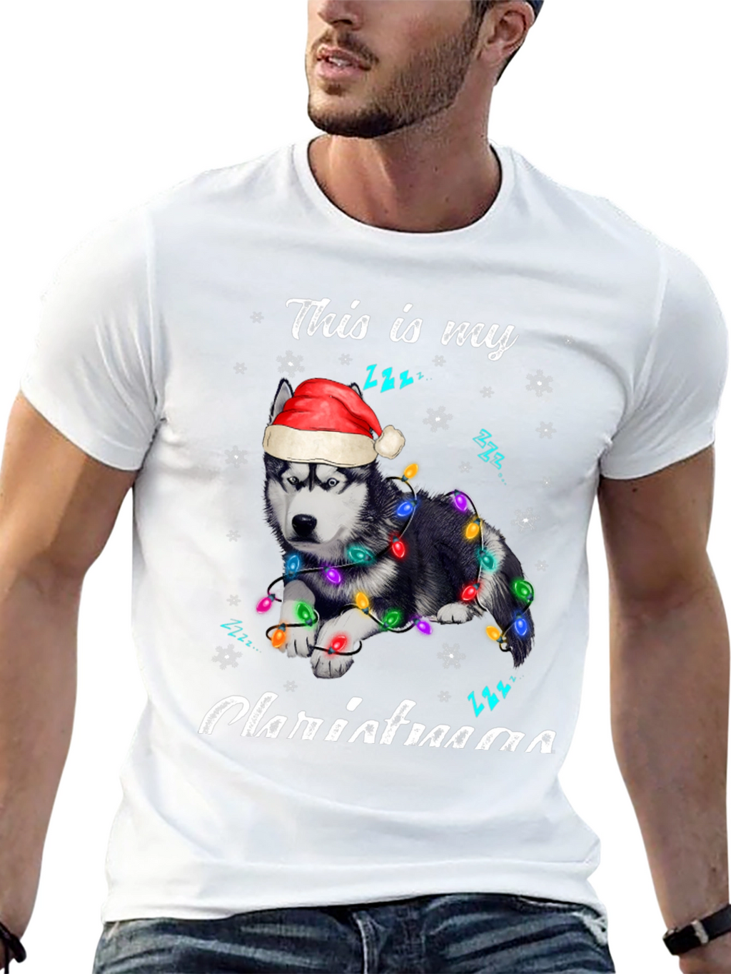 Christmas Husky T-Shirt