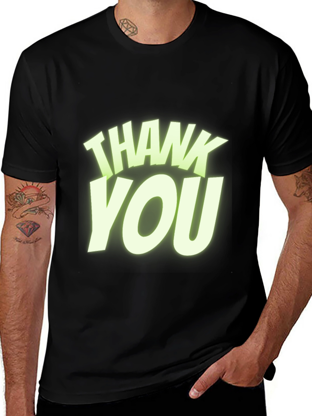 Thank You Graphic T-Shirt - Casual Comfort