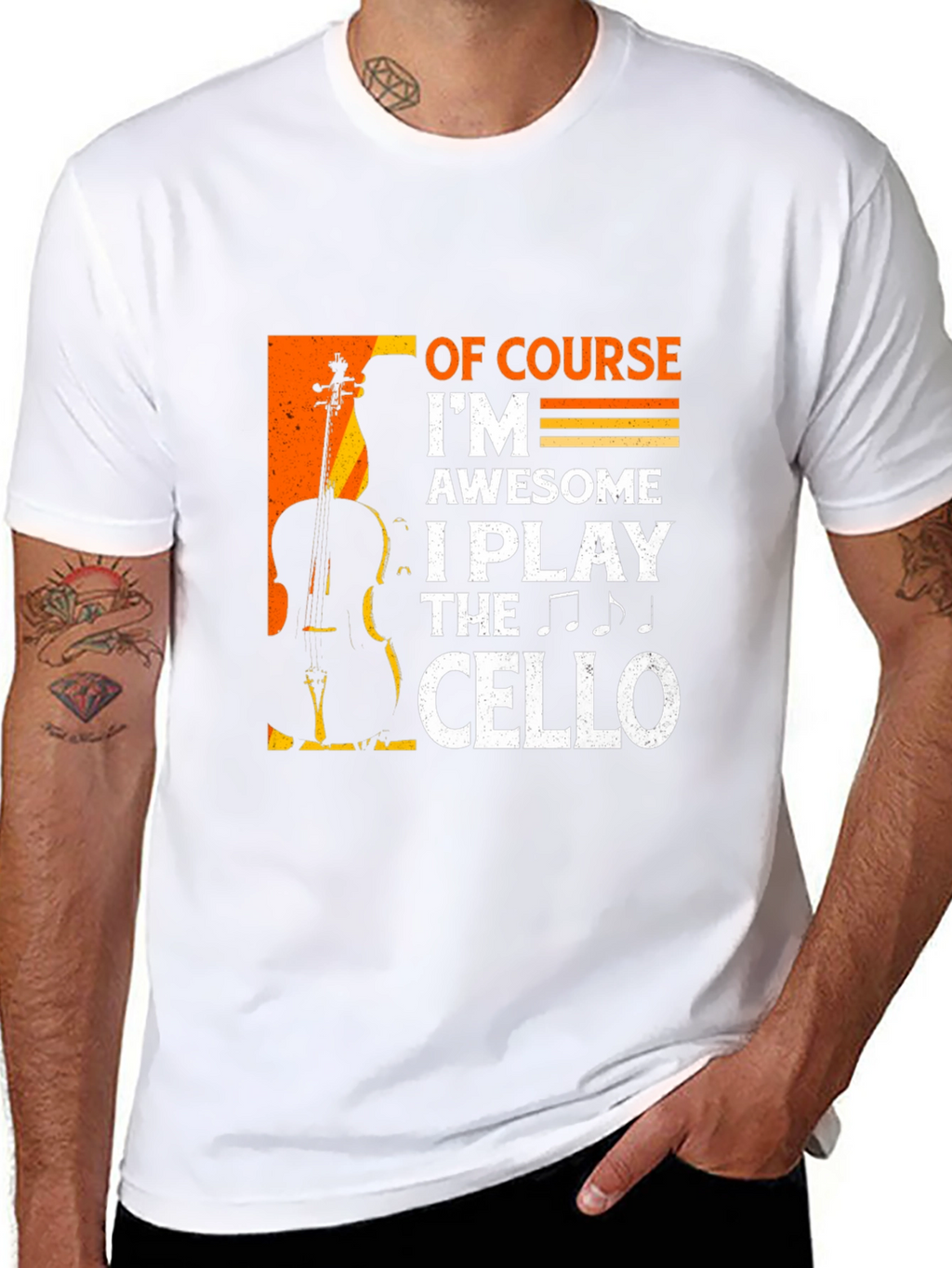 Cello Player T-Shirt - Of Course Im Awesome!