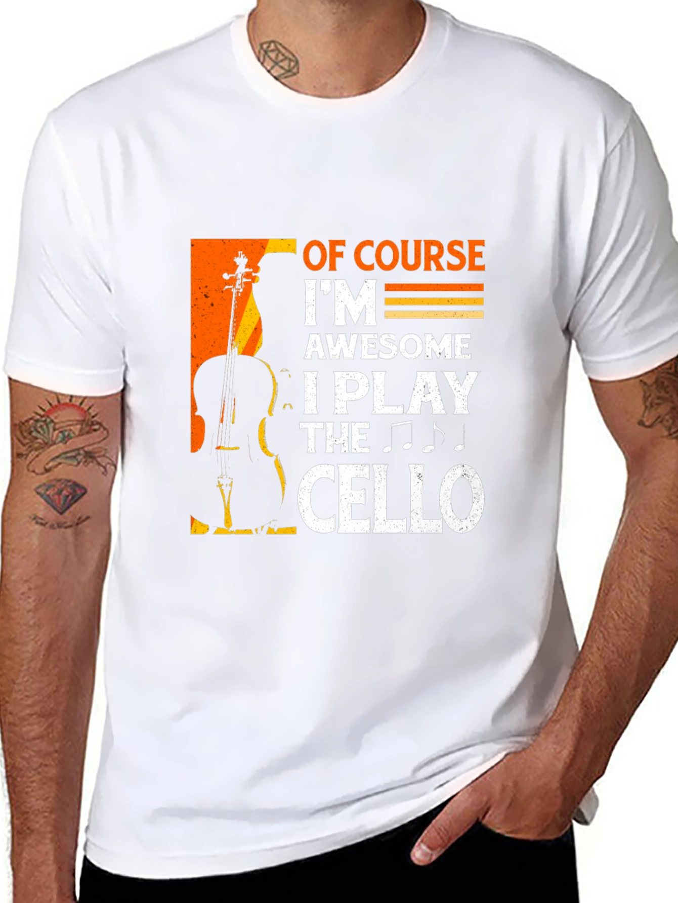Cello Player T-Shirt - Of Course Im Awesome!