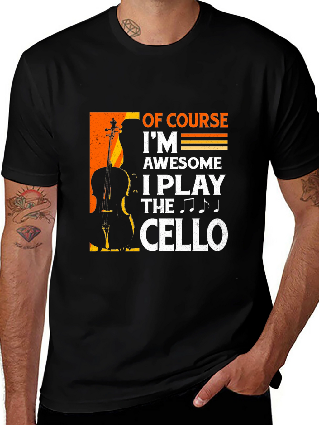 Cello Player T-Shirt - Of Course Im Awesome!