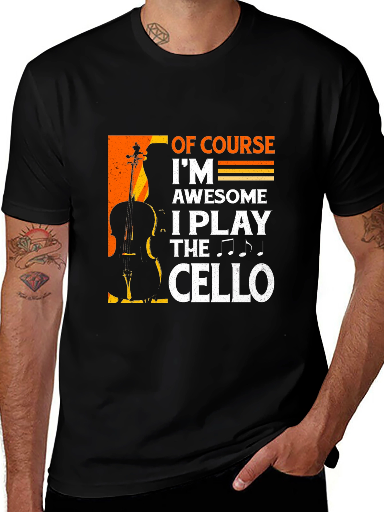 Cello Player T-Shirt - Of Course Im Awesome!