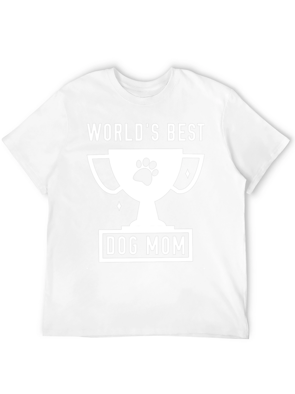 Worlds Best Dog Mom T-Shirt - Black