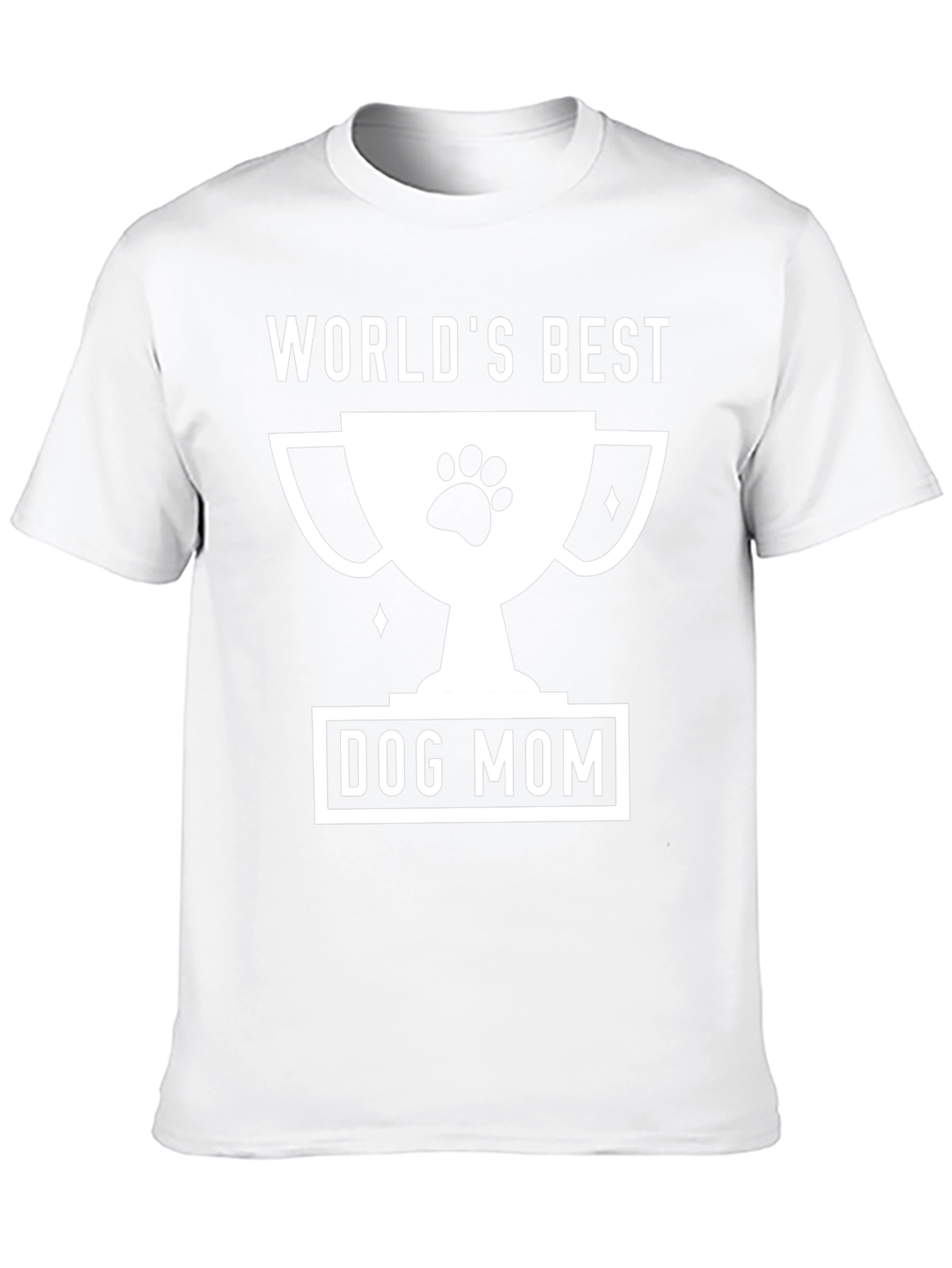Worlds Best Dog Mom T-Shirt - Black