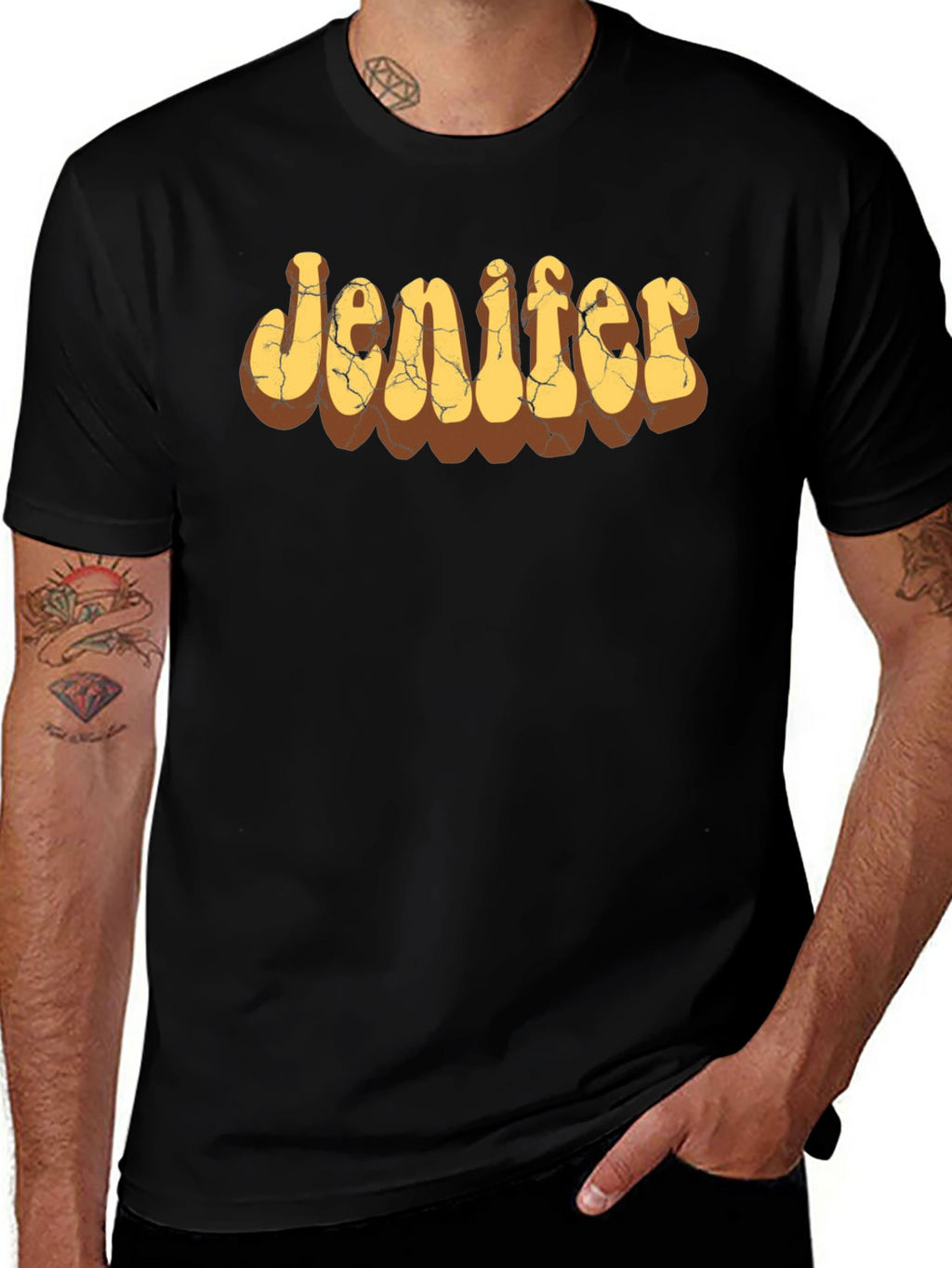 Jenifer Retro Style Graphic Tee - Unisex