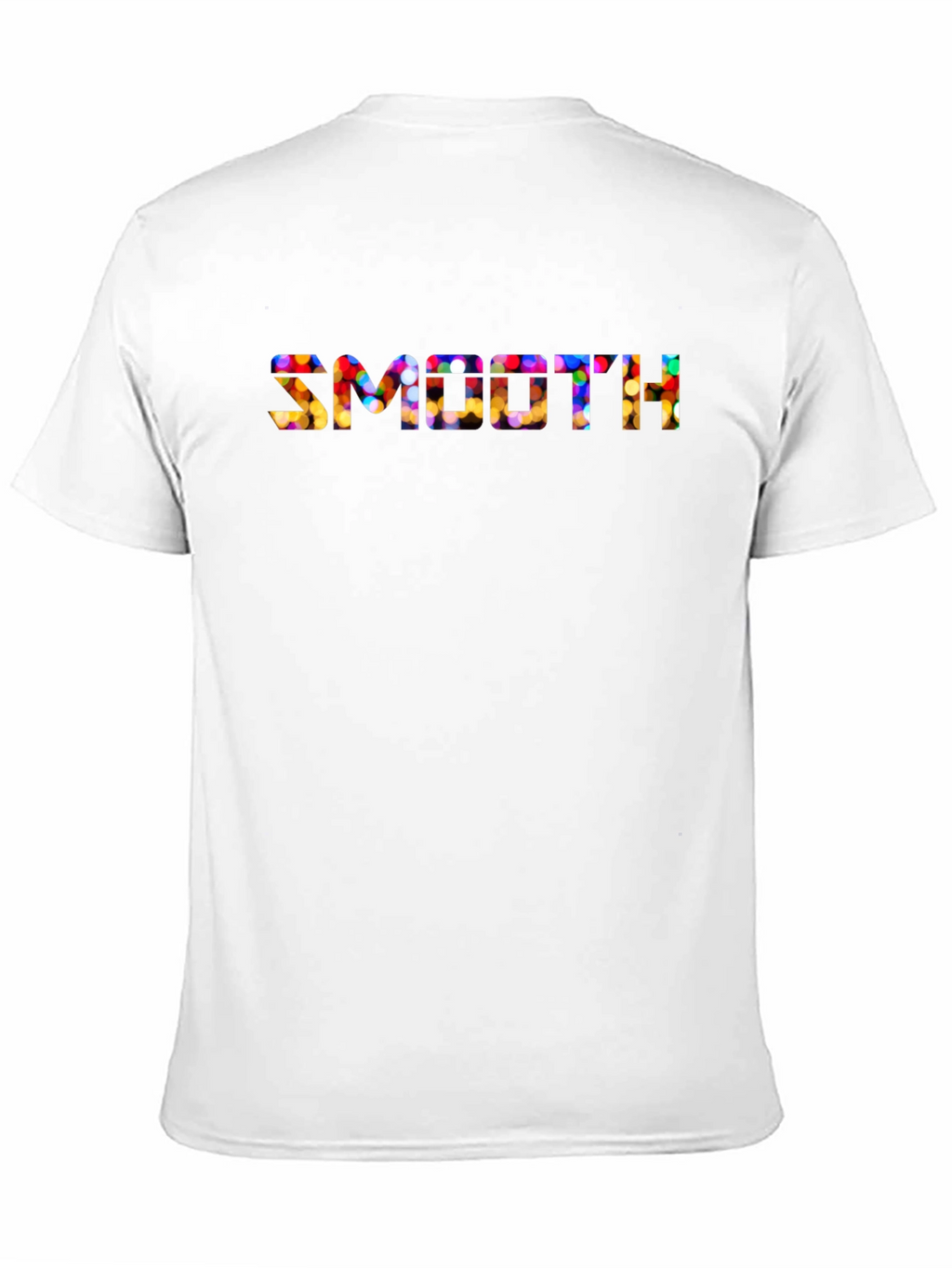 Smooth Festive Lights Mens Black T-Shirt