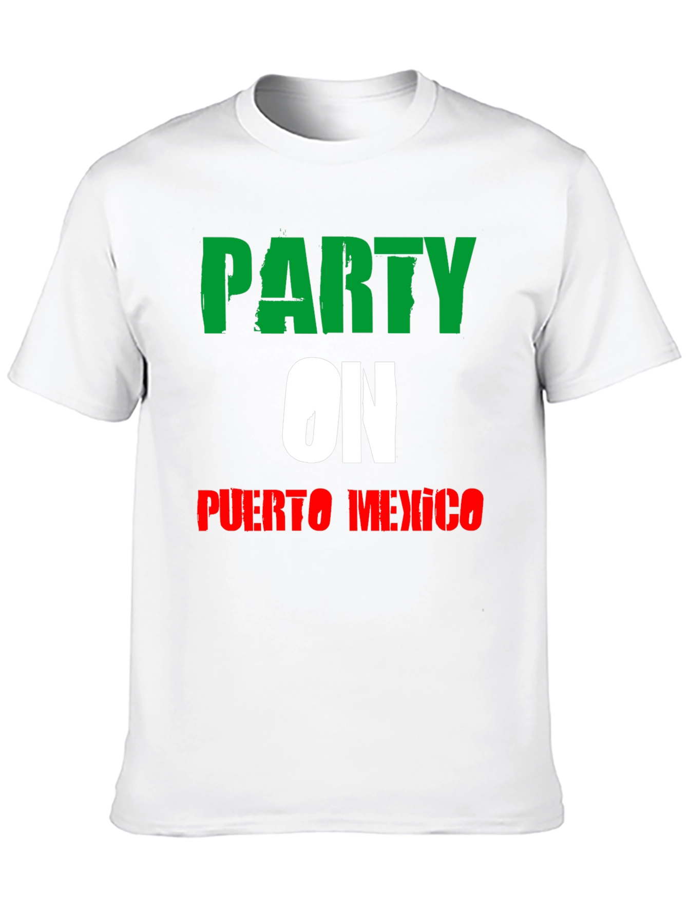 Party On Puerto Mexico T-Shirt - Black