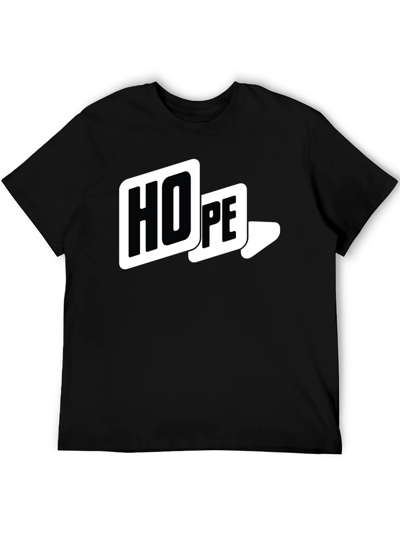 HOPE Graphic Print Black T-Shirt