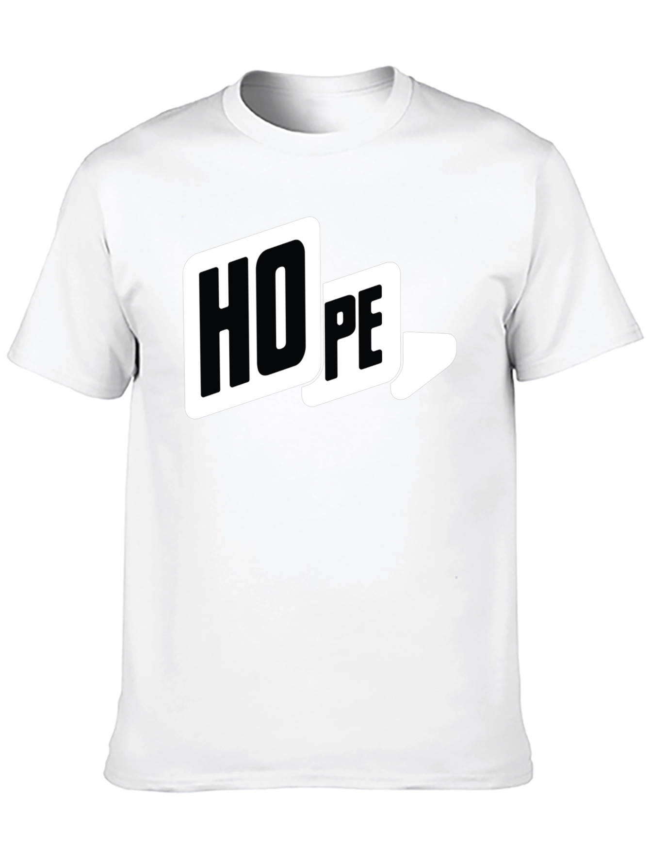 HOPE Graphic Print Black T-Shirt