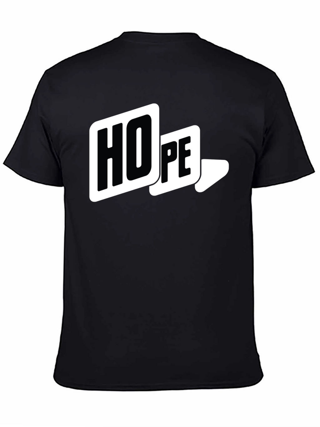 HOPE Graphic Print Black T-Shirt