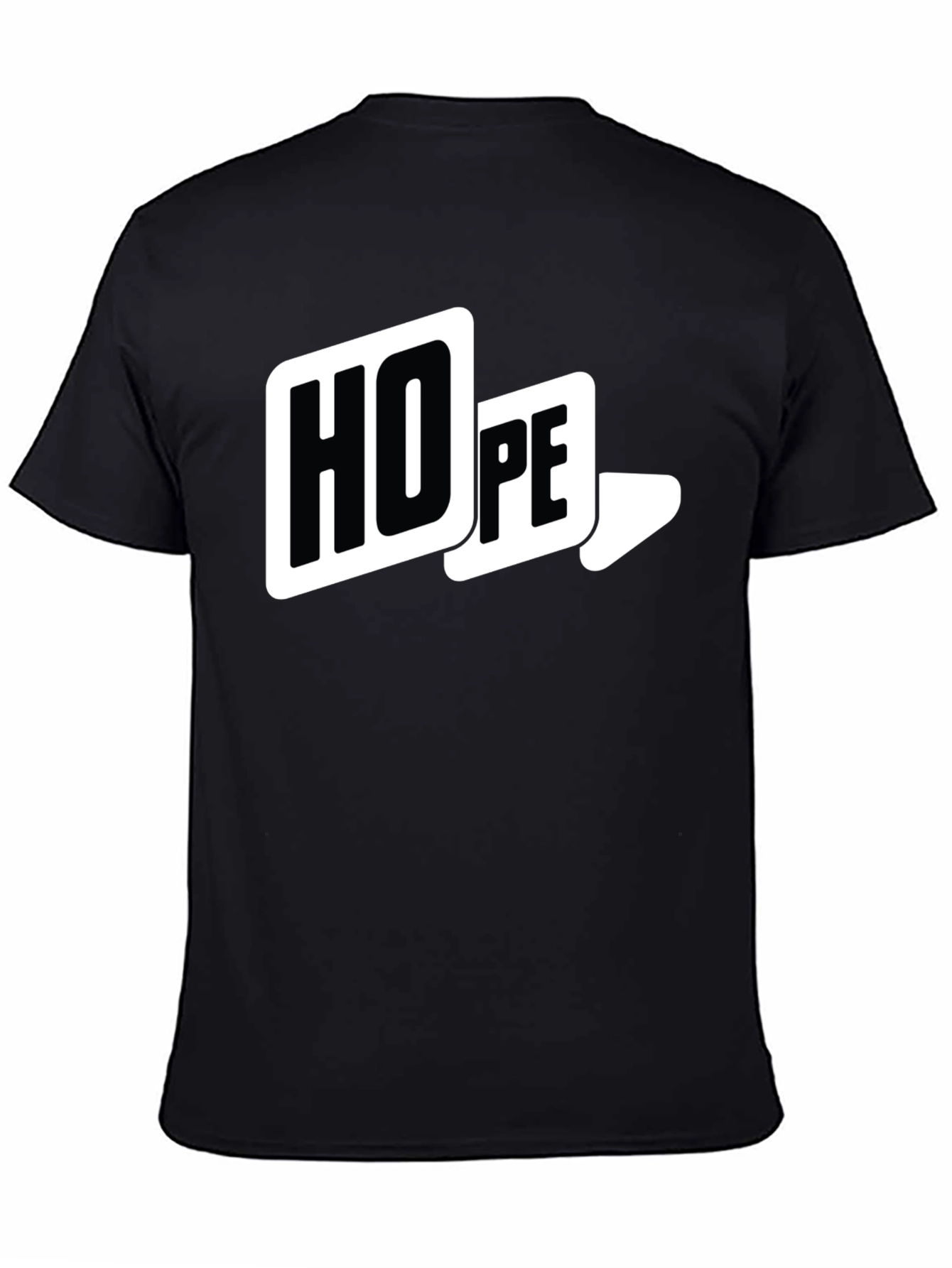 HOPE Graphic Print Black T-Shirt