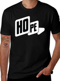 HOPE Graphic Print Black T-Shirt