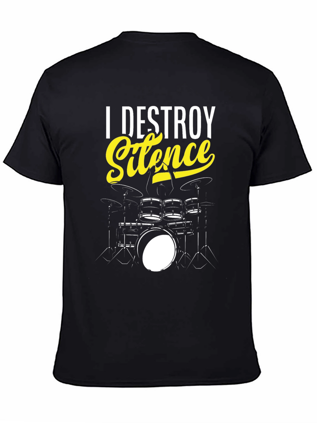 I Destroy Silence T-Shirt - Drummer Tee