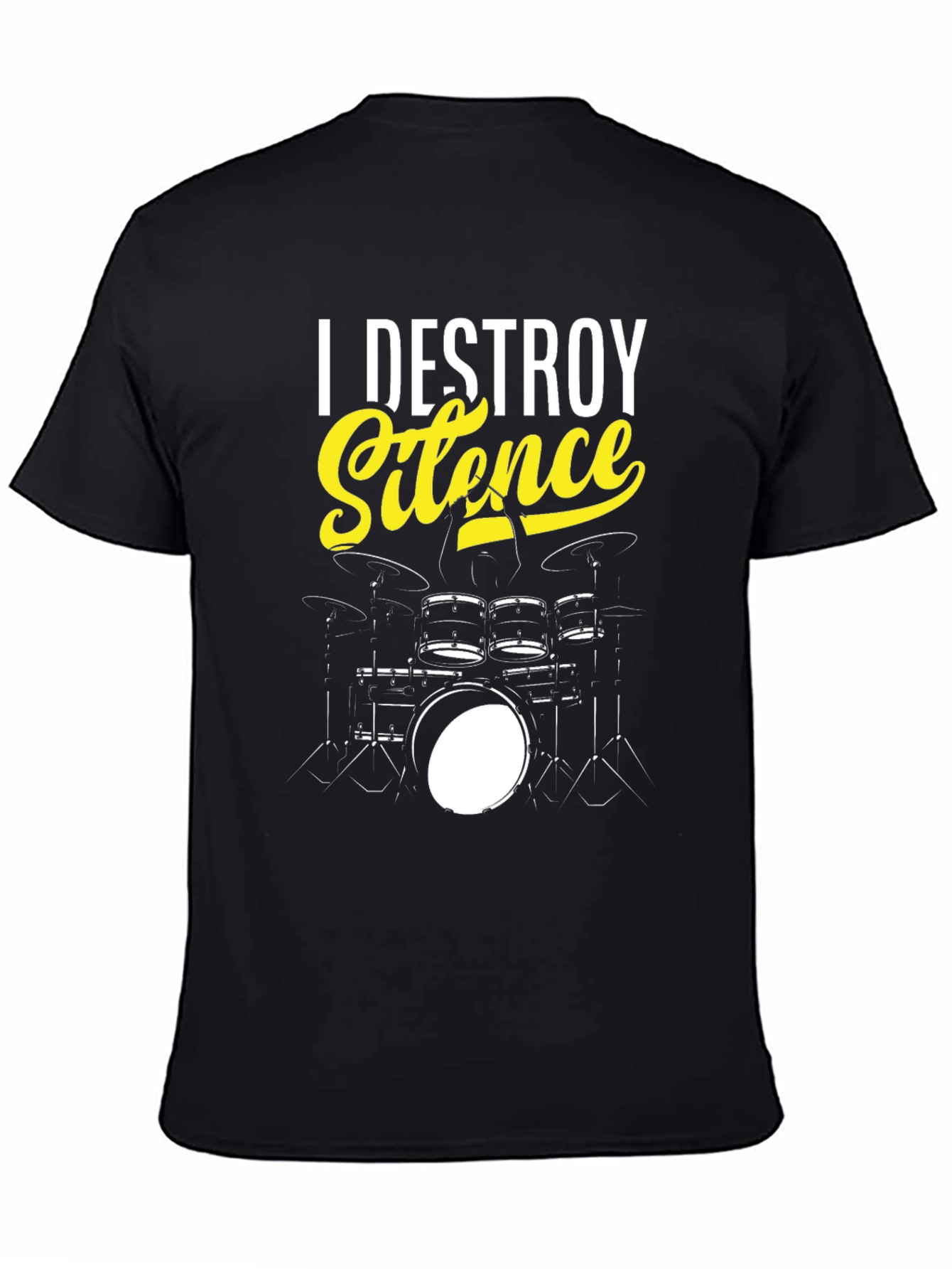 I Destroy Silence T-Shirt - Drummer Tee