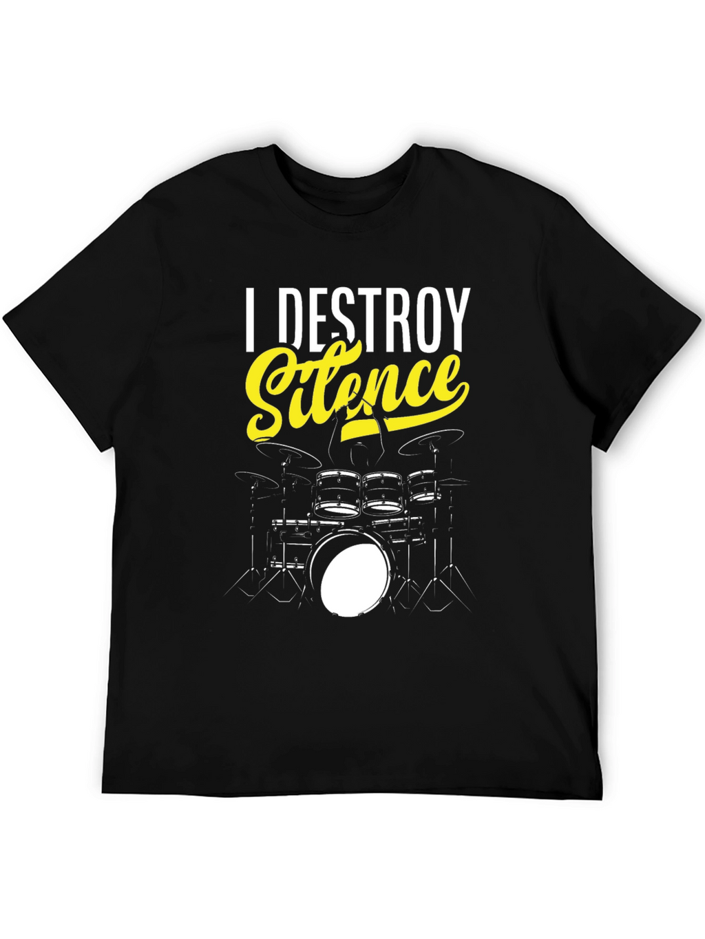 I Destroy Silence T-Shirt - Drummer Tee