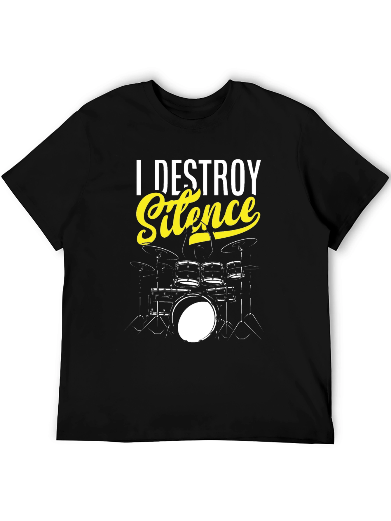 I Destroy Silence T-Shirt - Drummer Tee