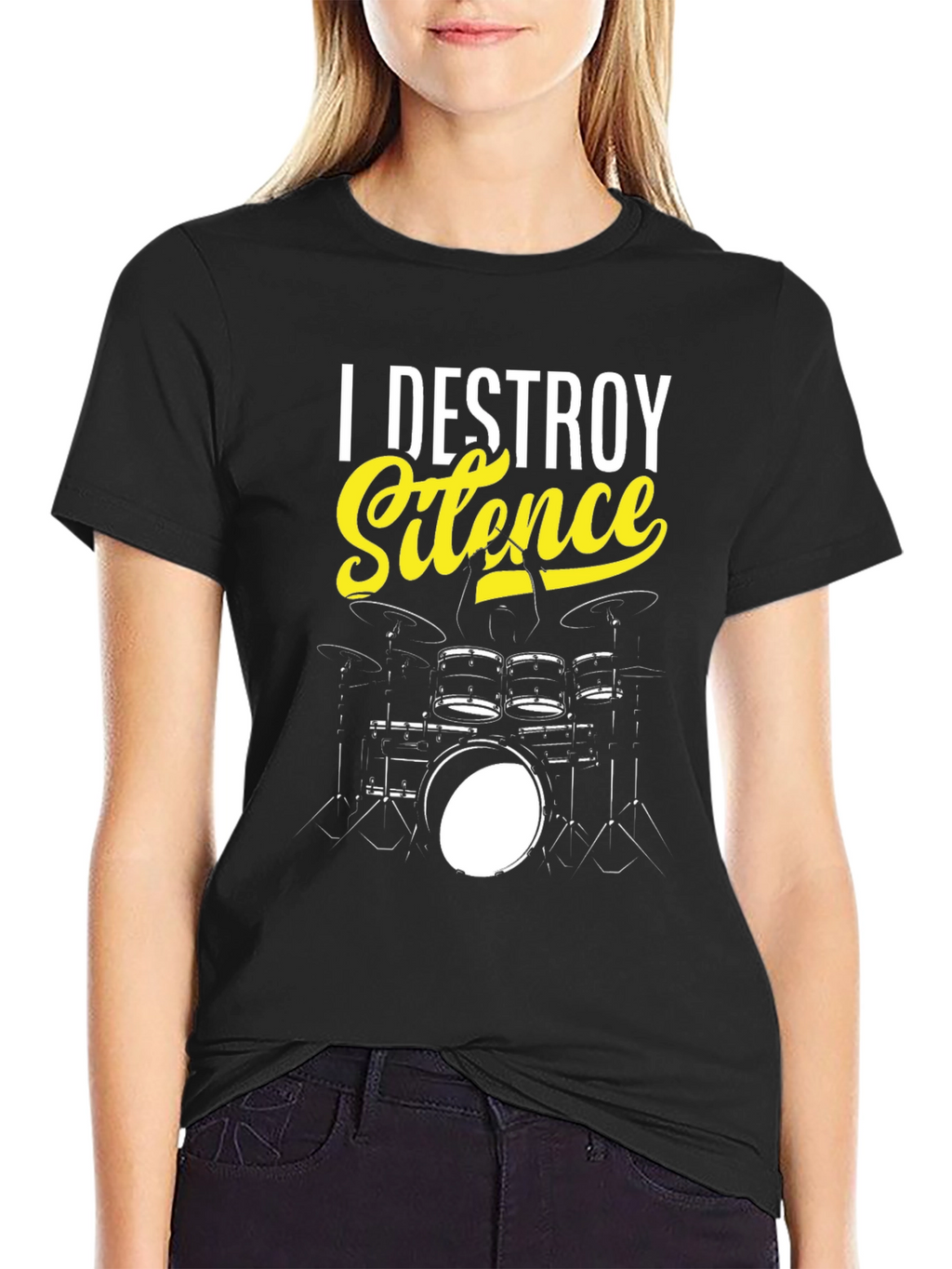 I Destroy Silence T-Shirt - Drummer Tee