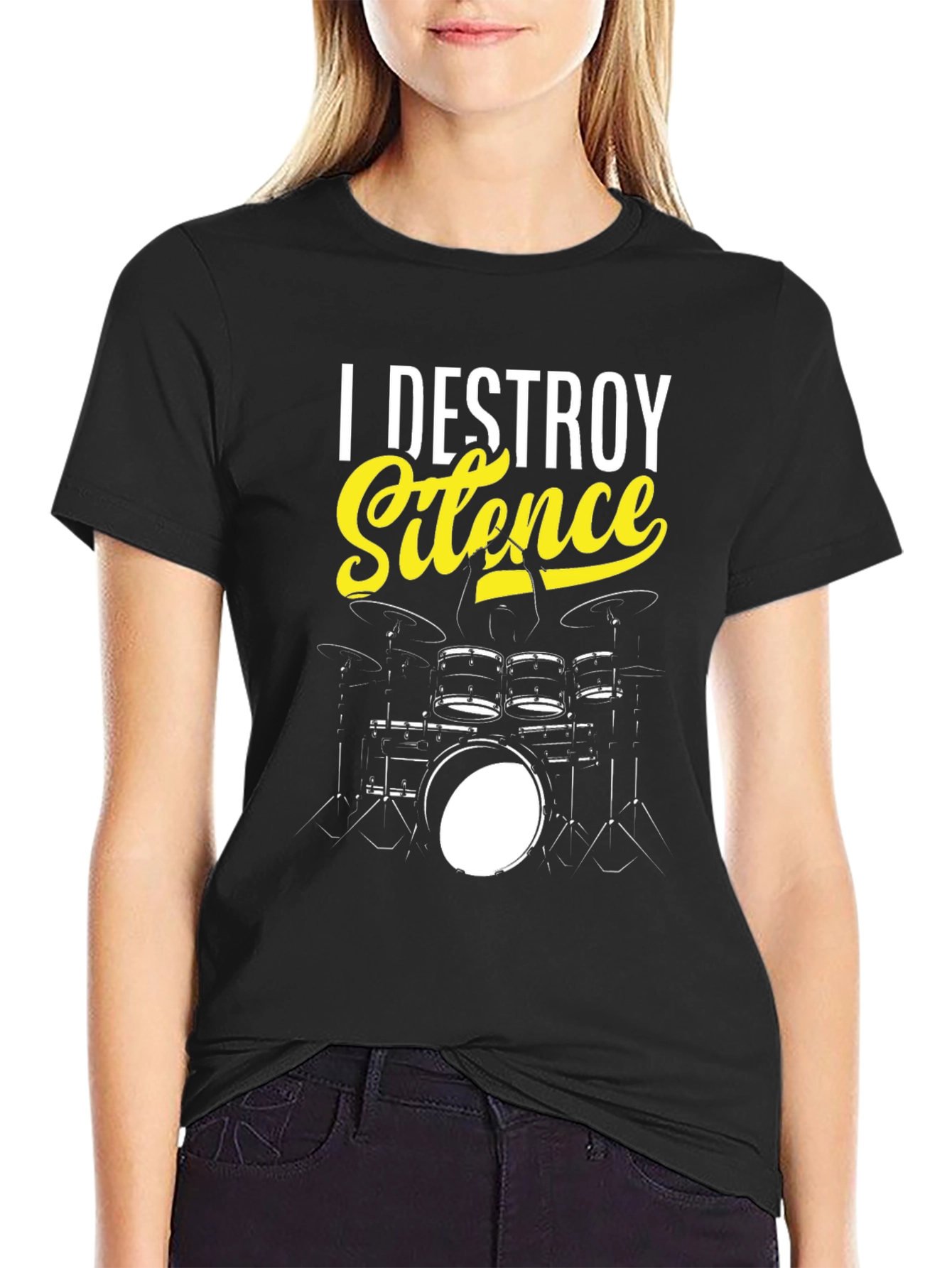 I Destroy Silence T-Shirt - Drummer Tee