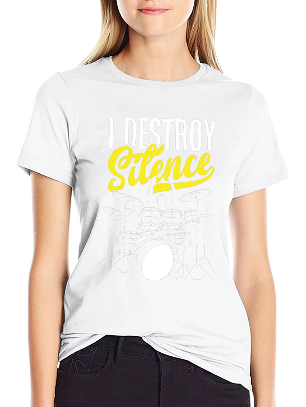 I Destroy Silence T-Shirt - Drummer Tee