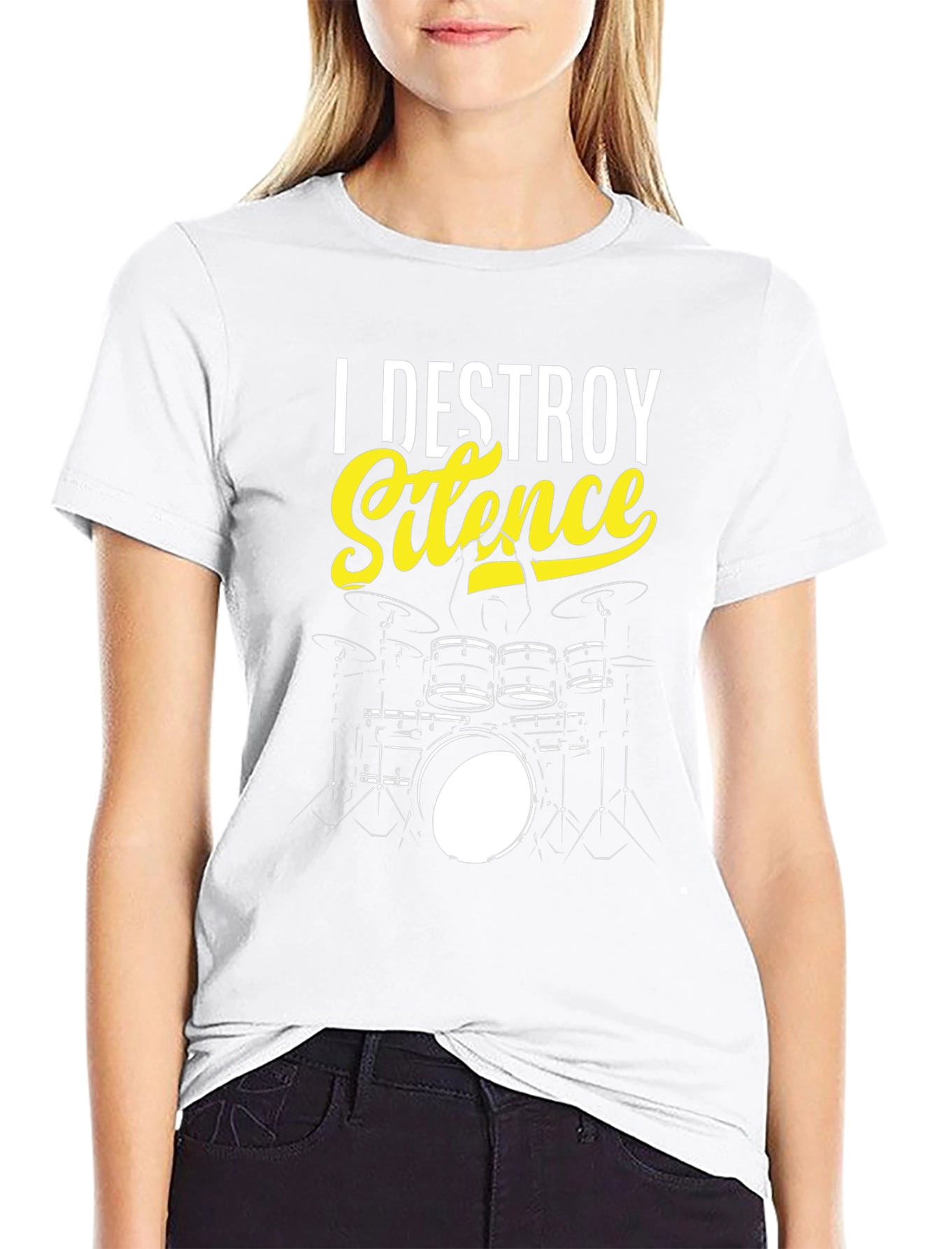 I Destroy Silence T-Shirt - Drummer Tee