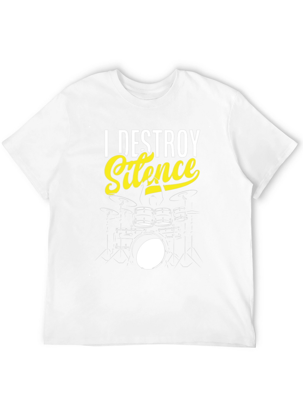 I Destroy Silence T-Shirt - Drummer Tee