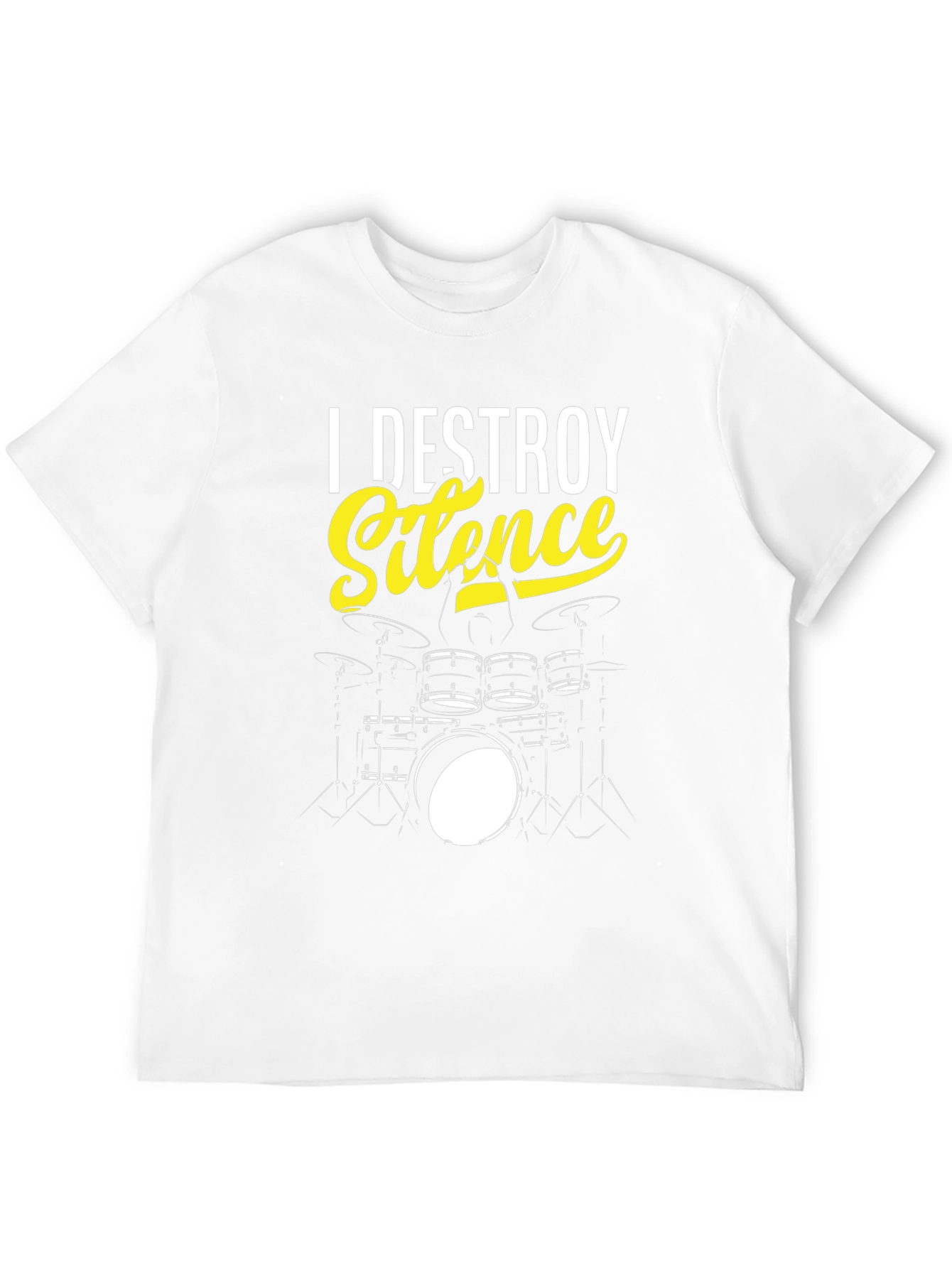 I Destroy Silence T-Shirt - Drummer Tee