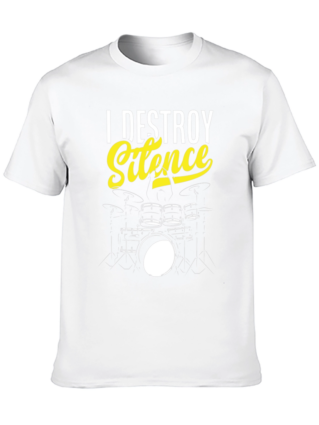 I Destroy Silence T-Shirt - Drummer Tee