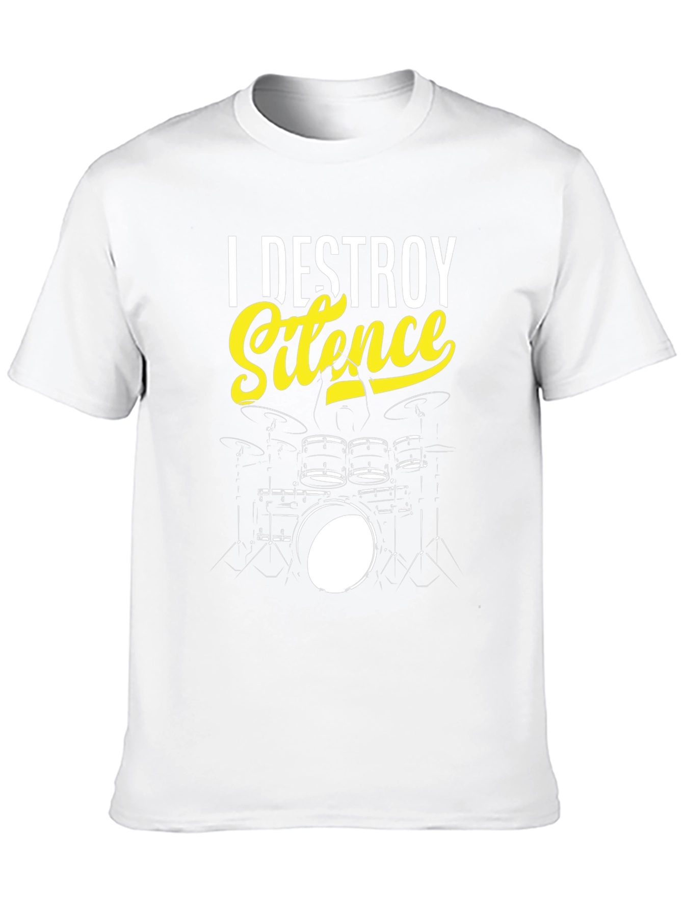 I Destroy Silence T-Shirt - Drummer Tee
