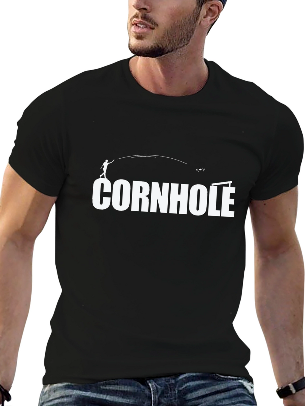 Cornhole T-Shirt Toss Game Graphic Tee