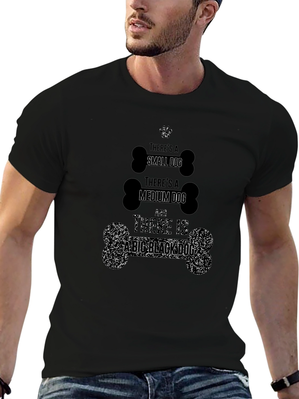 Dog Lover T-Shirt - Small Medium Big Dog