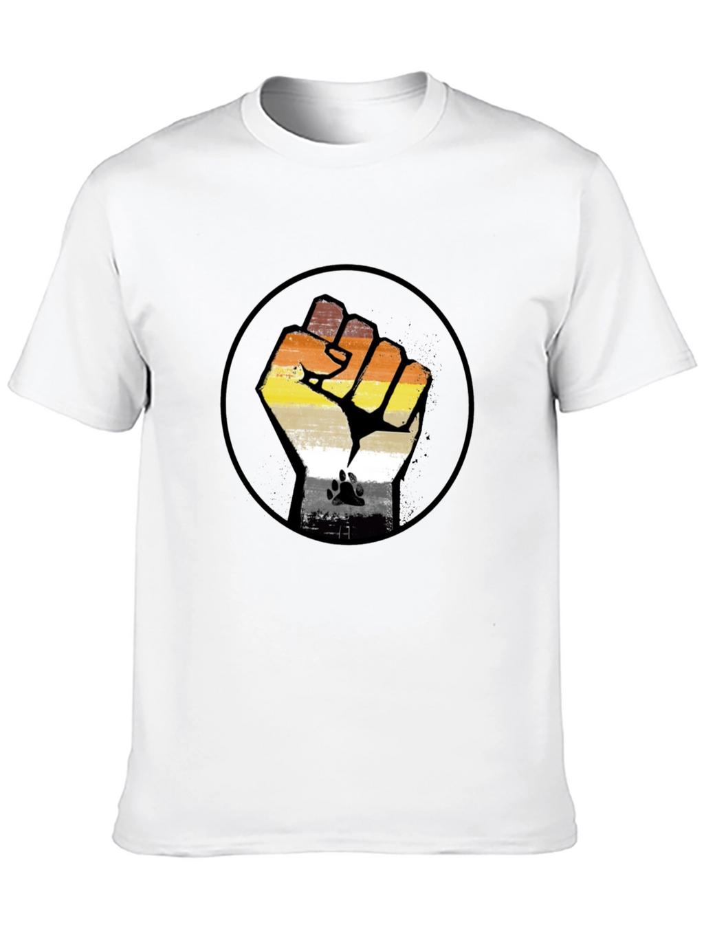 Bear Pride Fist T-Shirt - LGBTQ+ Gay Bear Community