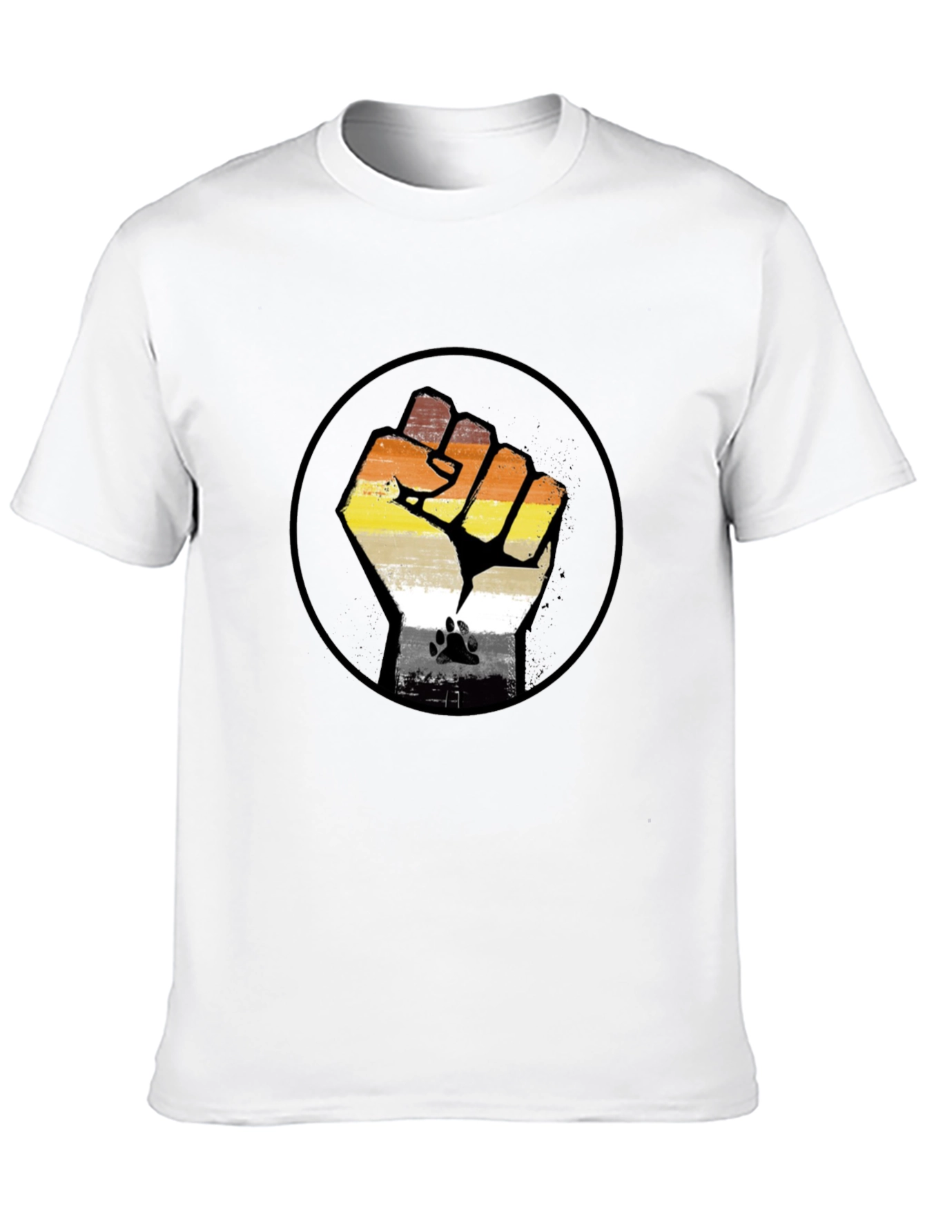 Bear Pride Fist T-Shirt - LGBTQ+ Gay Bear Community