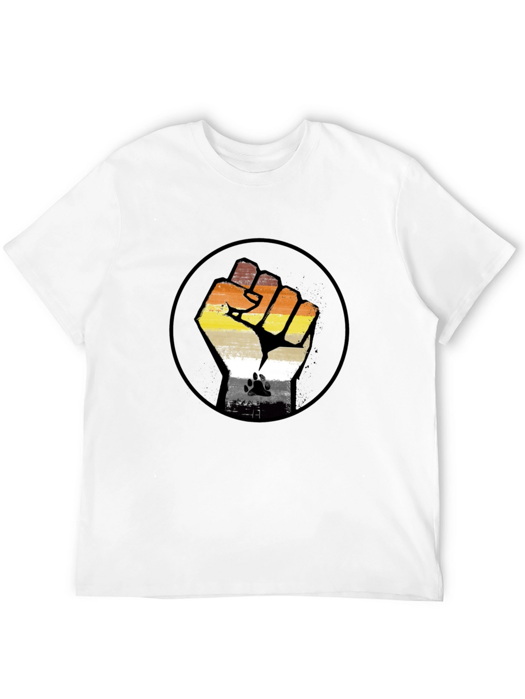 Bear Pride Fist T-Shirt - LGBTQ+ Gay Bear Community