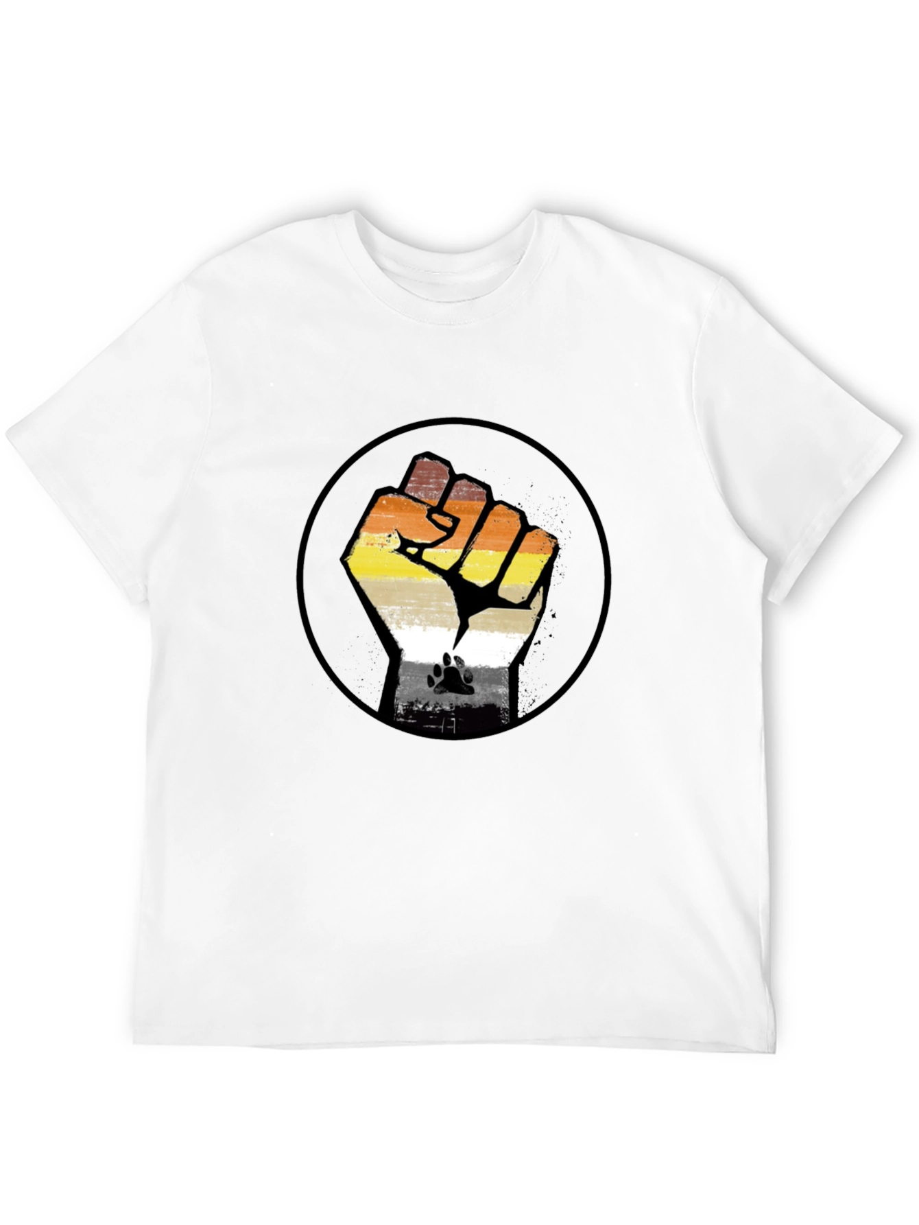 Bear Pride Fist T-Shirt - LGBTQ+ Gay Bear Community