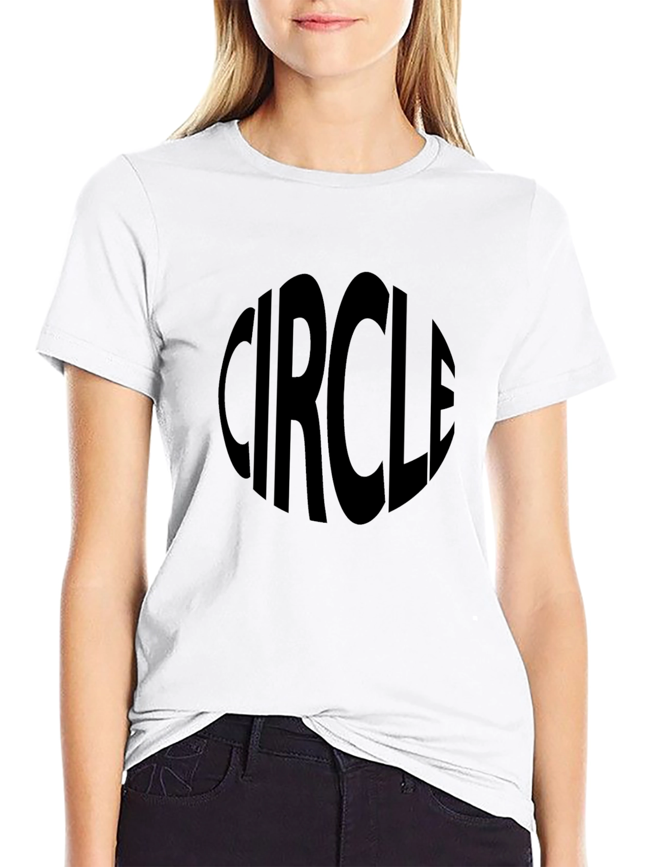 Circle Graphic T-Shirt - Classic Black Tee