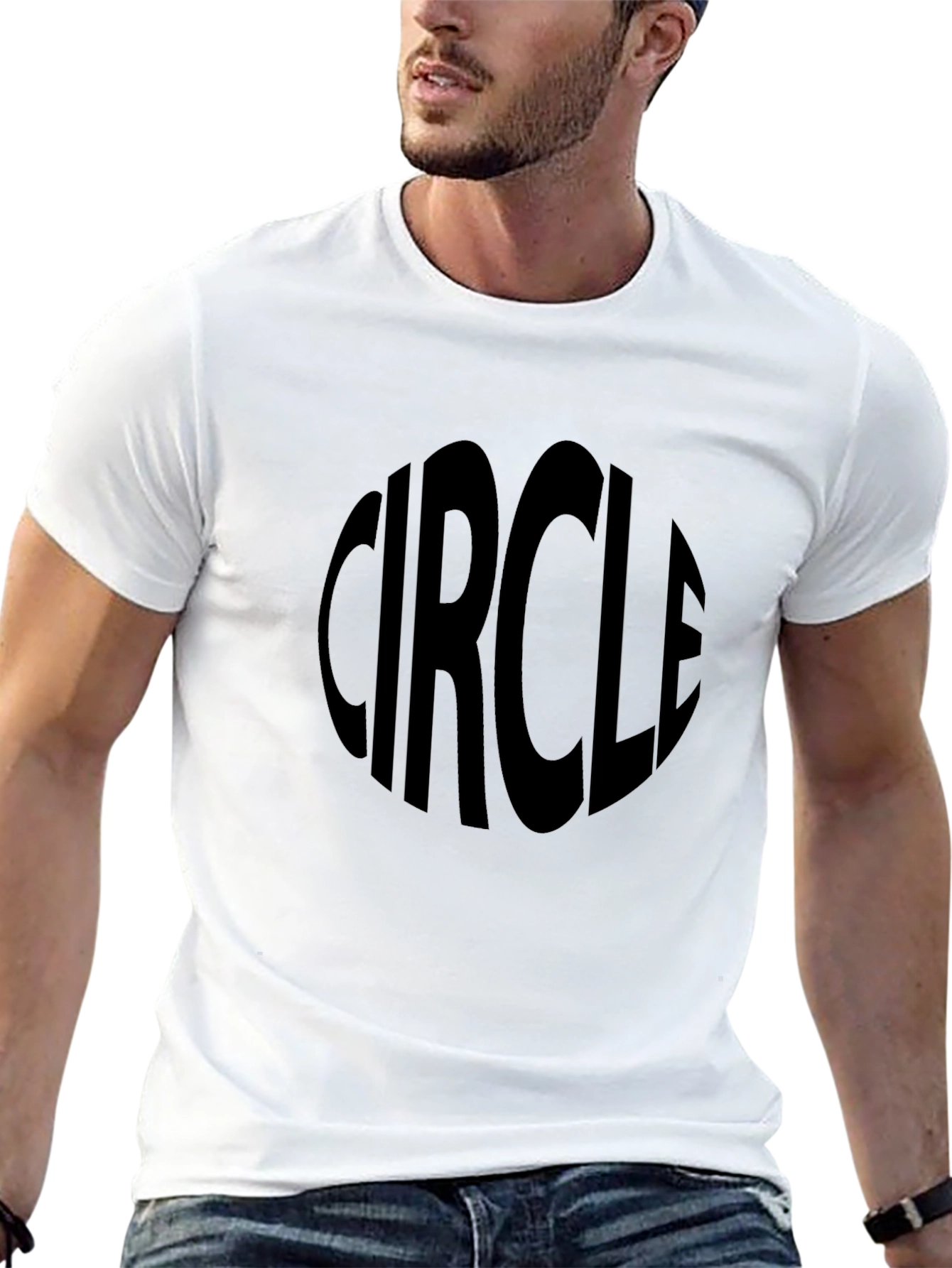 Circle Graphic T-Shirt - Classic Black Tee