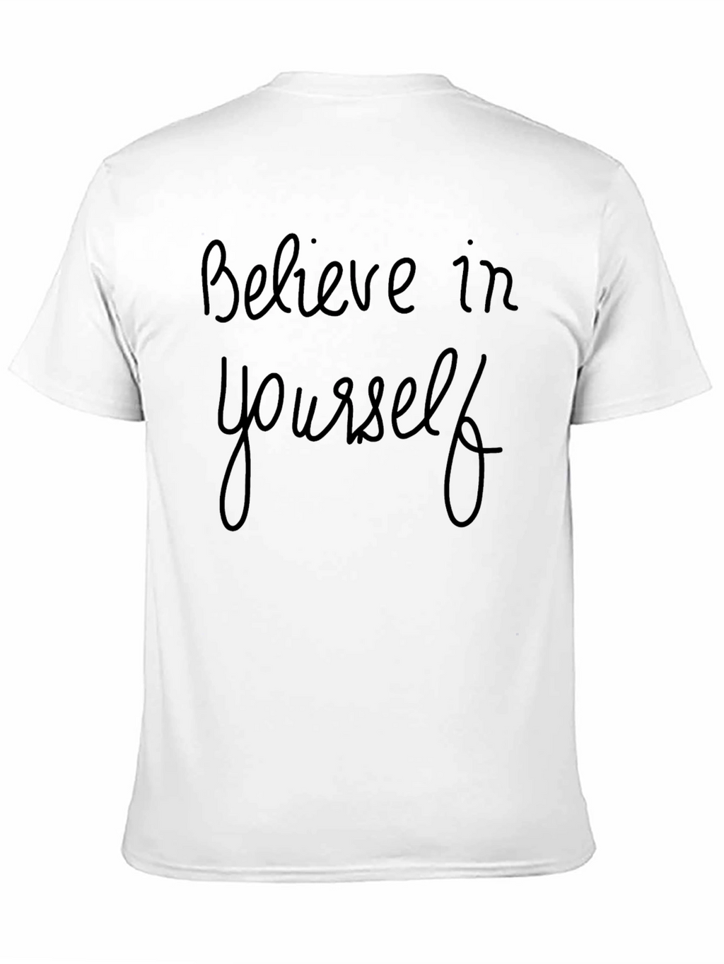 Believe In Yourself Black Graphic Tee