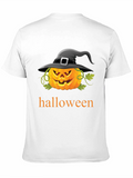 Halloween Pumpkin Witch Hat T-Shirt