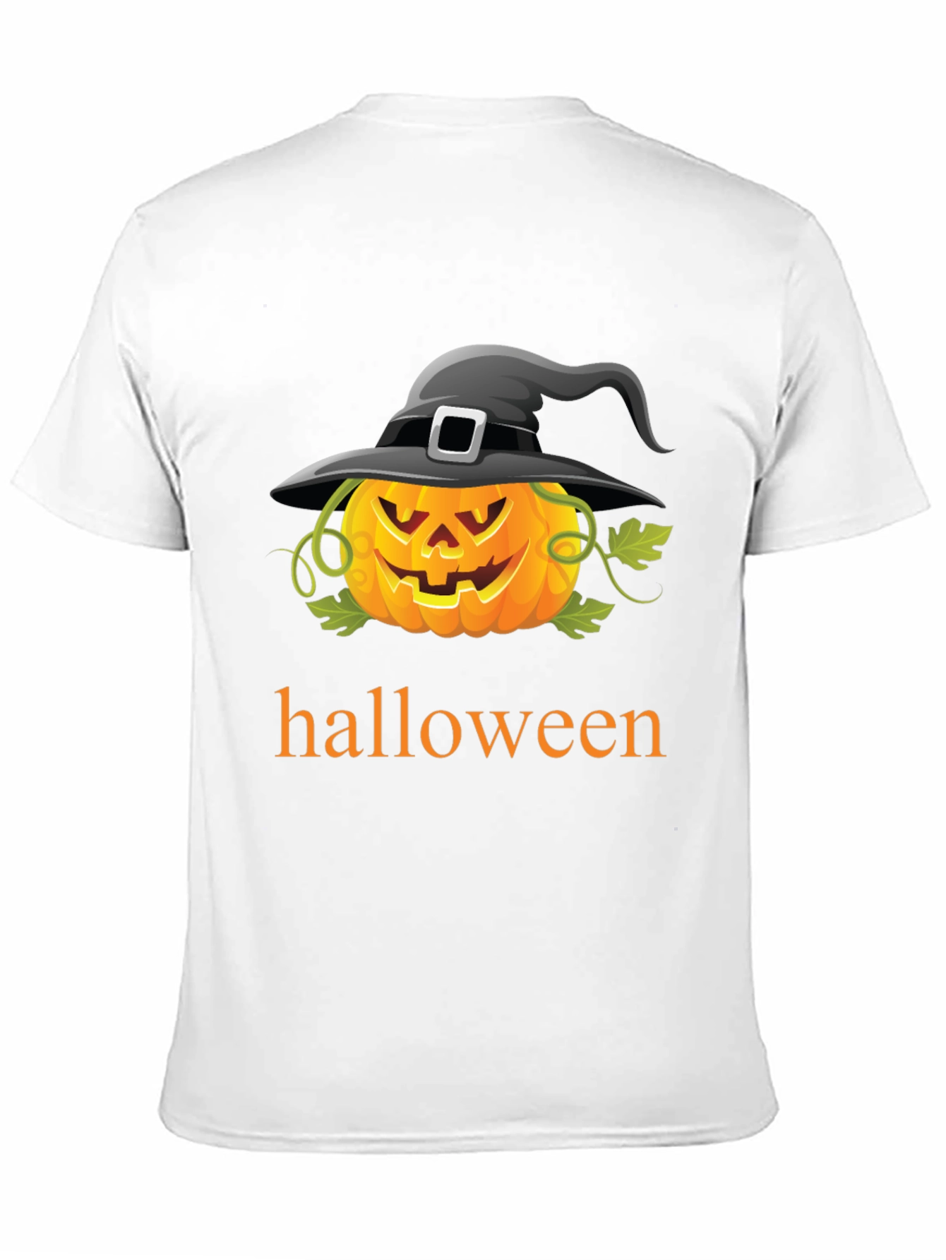 Halloween Pumpkin Witch Hat T-Shirt
