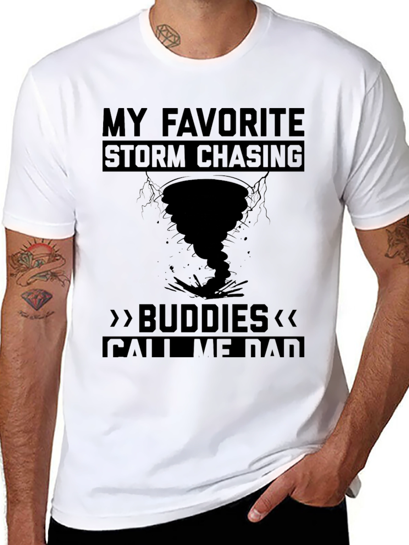 Storm Chasing Dad Graphic Tee