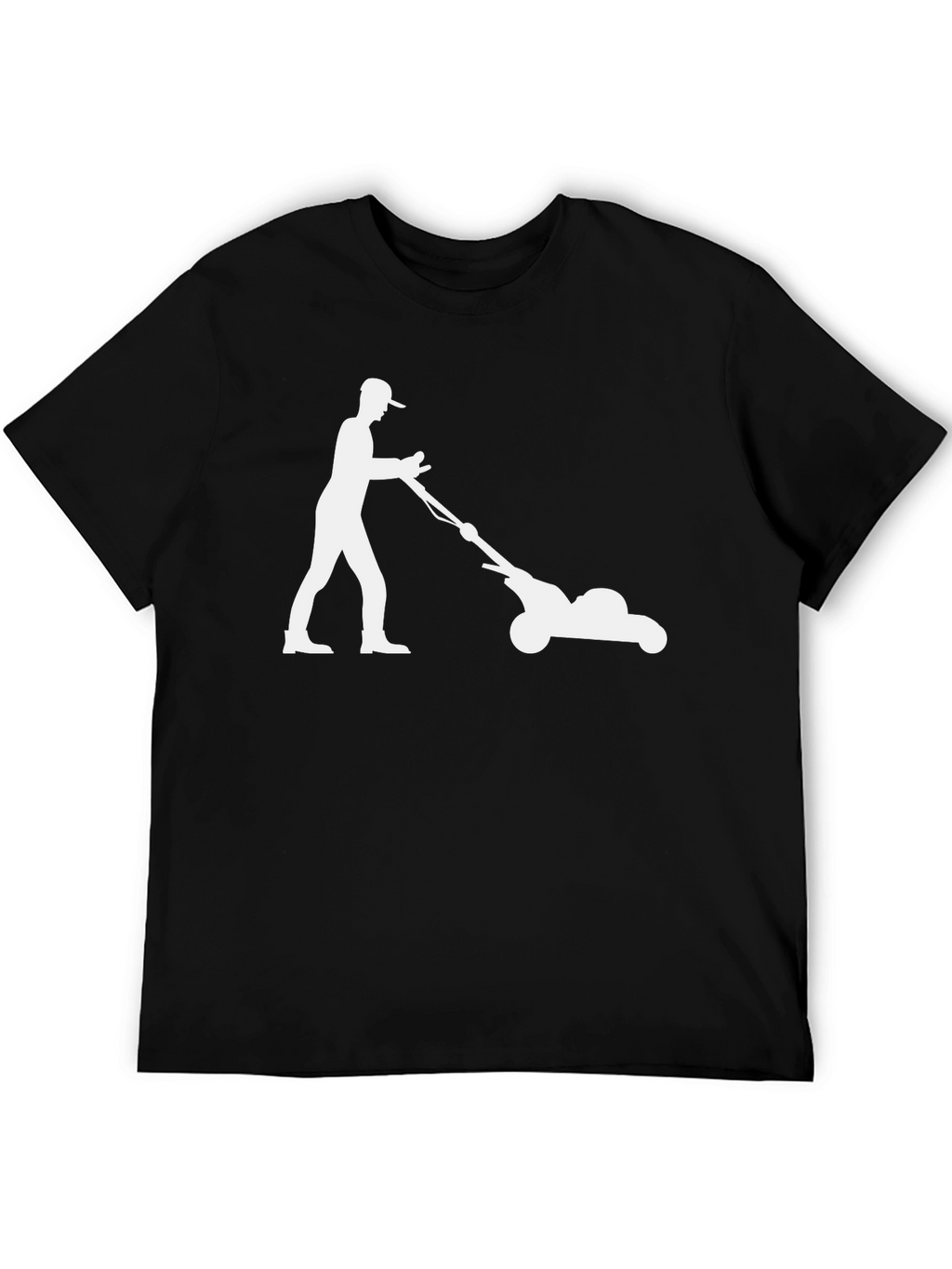 Lawn Mowing Silhouette T-Shirt