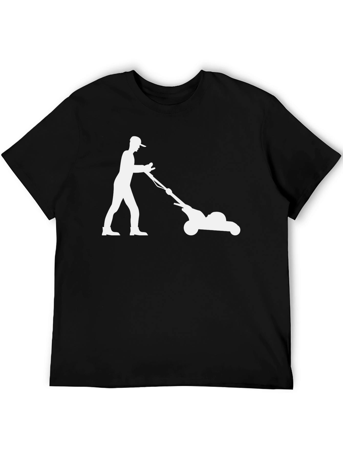 Lawn Mowing Silhouette T-Shirt