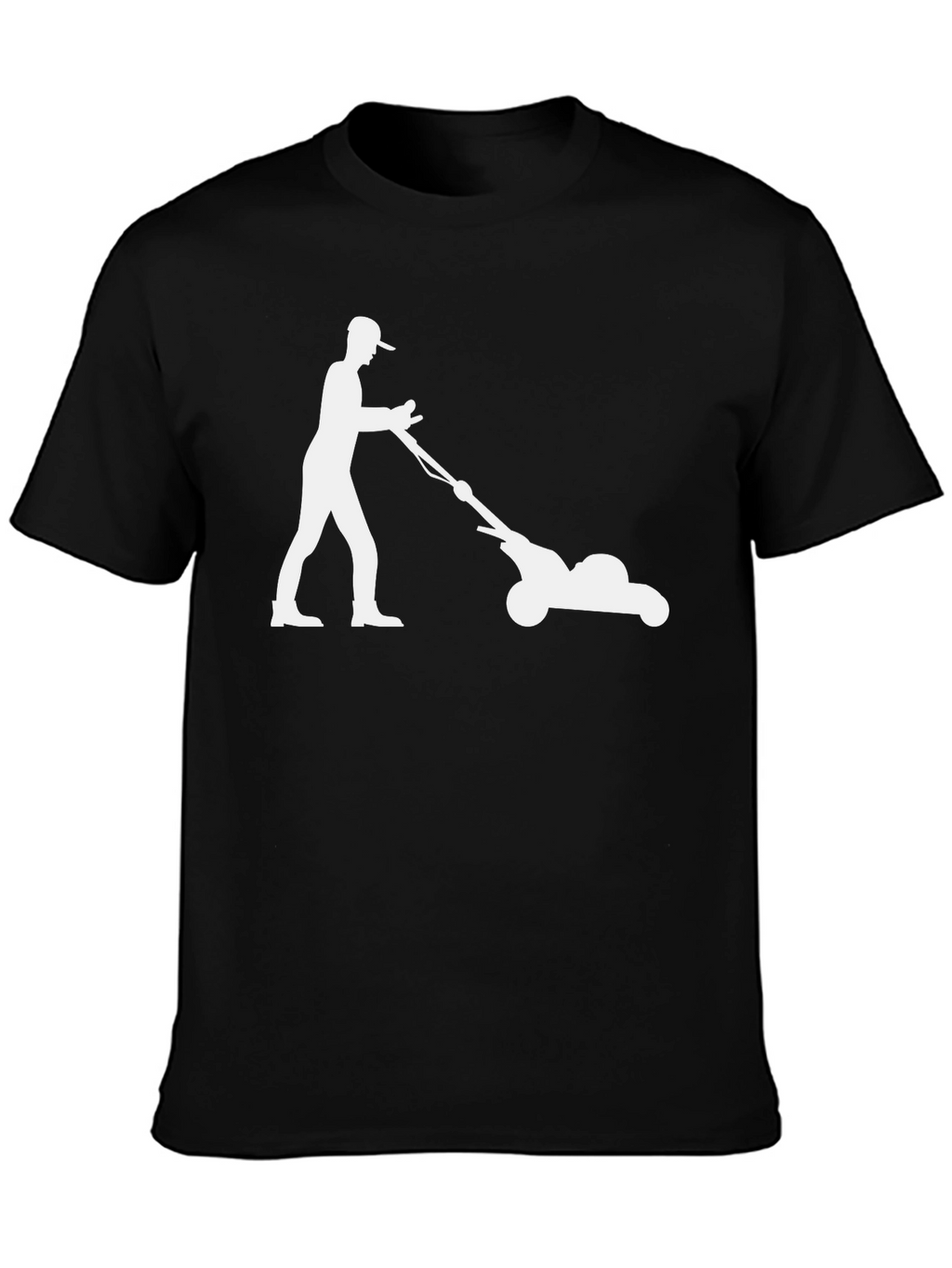 Lawn Mowing Silhouette T-Shirt