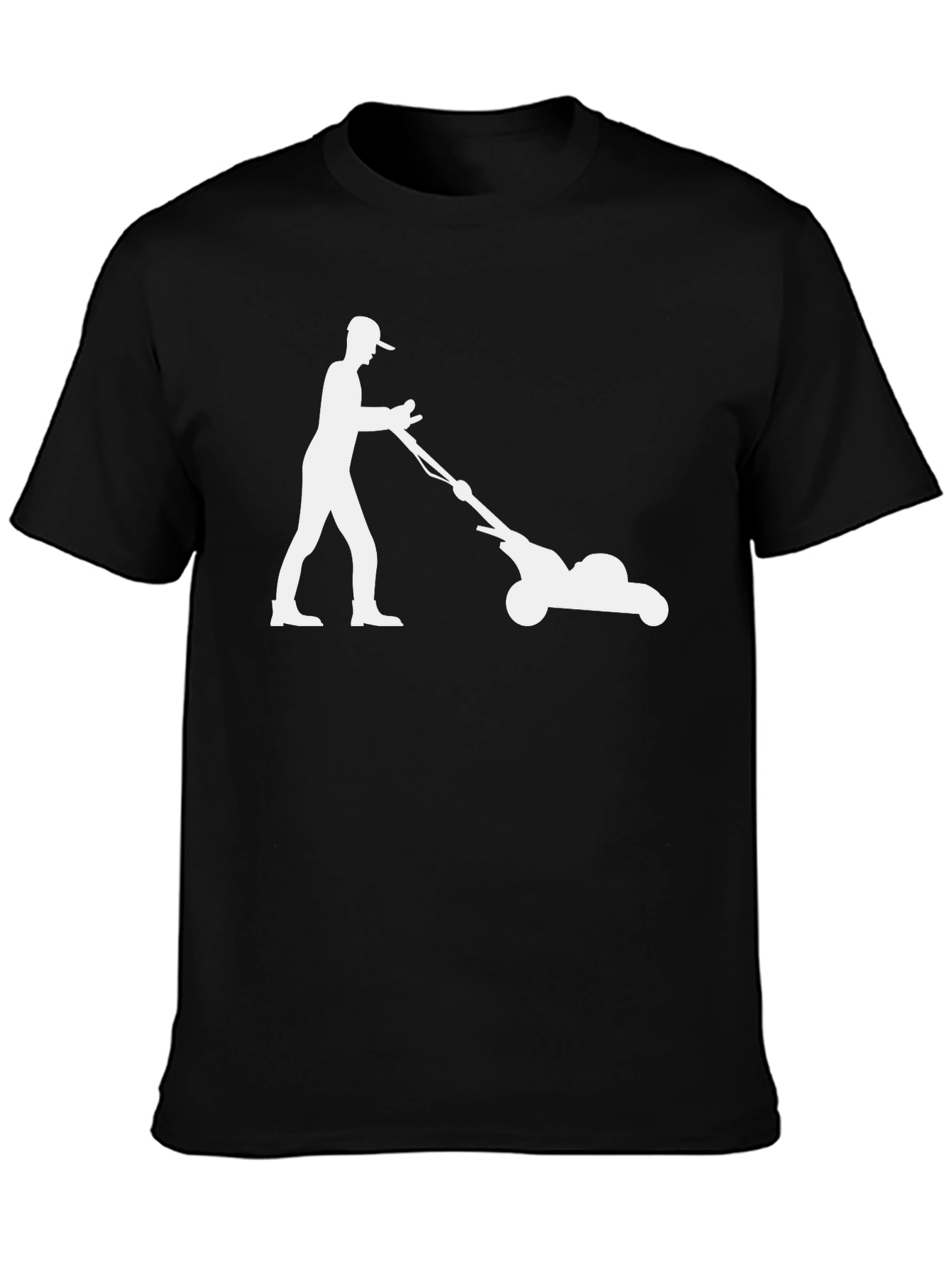 Lawn Mowing Silhouette T-Shirt