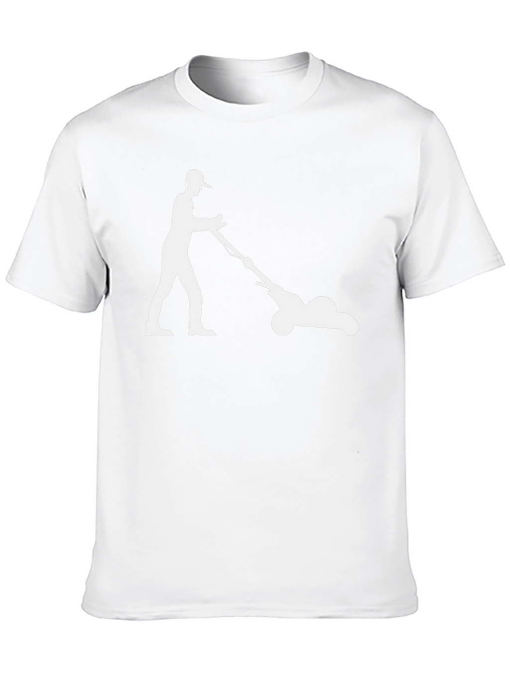 Lawn Mowing Silhouette T-Shirt