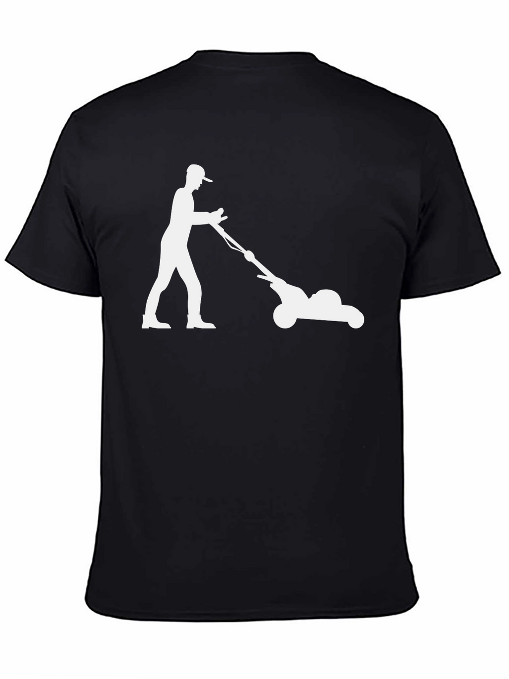 Lawn Mowing Silhouette T-Shirt