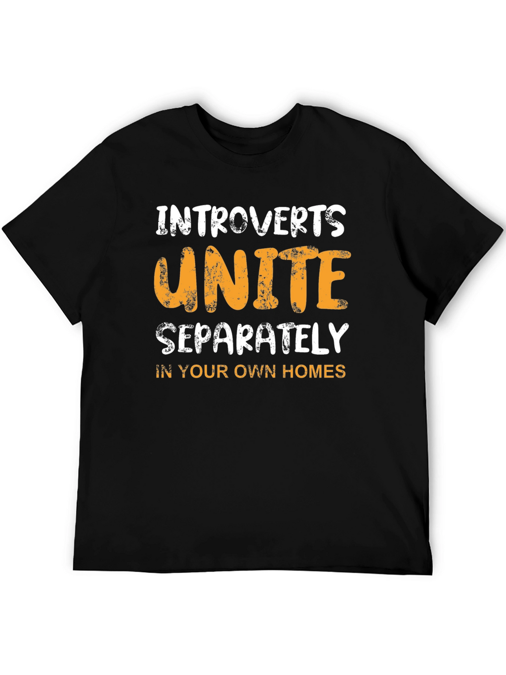 Introverts Unite Separately Funny Graphic T-Shirt